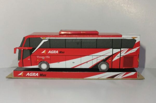 Papercraft Bus Agra Mas Jetbus 3 - Gambar 4