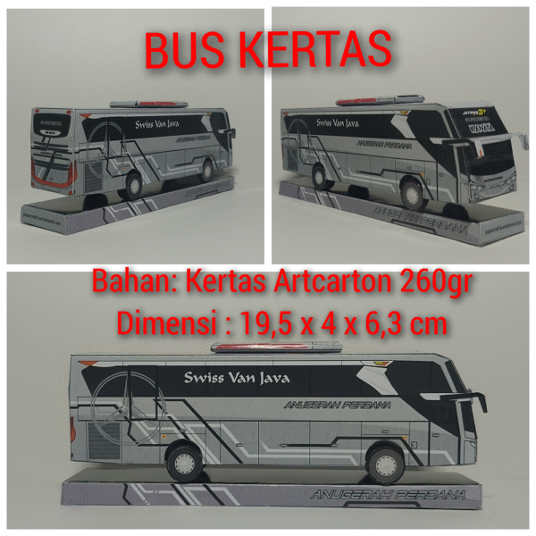 Papercraft Bus Anugerah Perdana