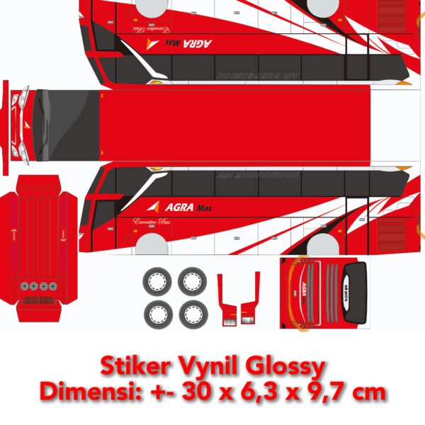 Pola Stiker Bus Agra Mas Jetbus 3