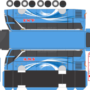 Pola Stiker Bus ANS Jetbus 3