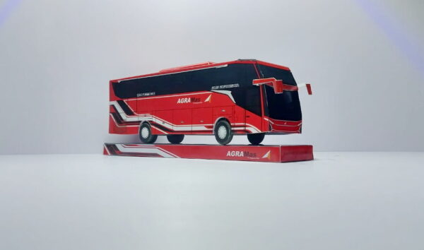 Papercraft Bus Agra Mas Jetbus 5 - Gambar 4