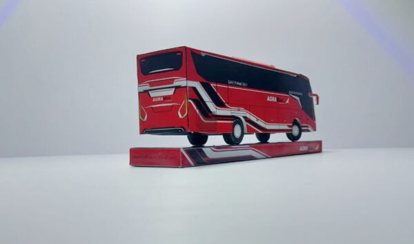 Papercraft Bus Agra Mas Jetbus 5 - Gambar 2