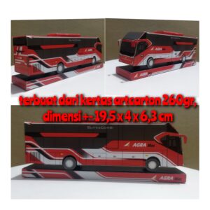 Papercraft Bus Agra Mas Suite Combibus