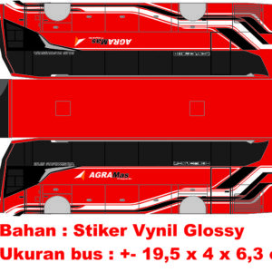 Pola Stiker Bus Agra Mas Jetbus 5