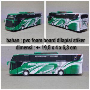 Miniatur Bus Asyrof Hijau Tuan Muda Jetbus 5
