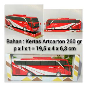 Papercraft Bus Agra Mas Jetbus 3